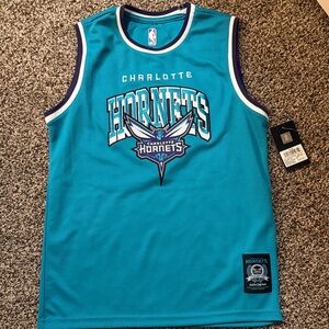 Charlotte Hornets Teal Basketball Jersey size 14/16 kids